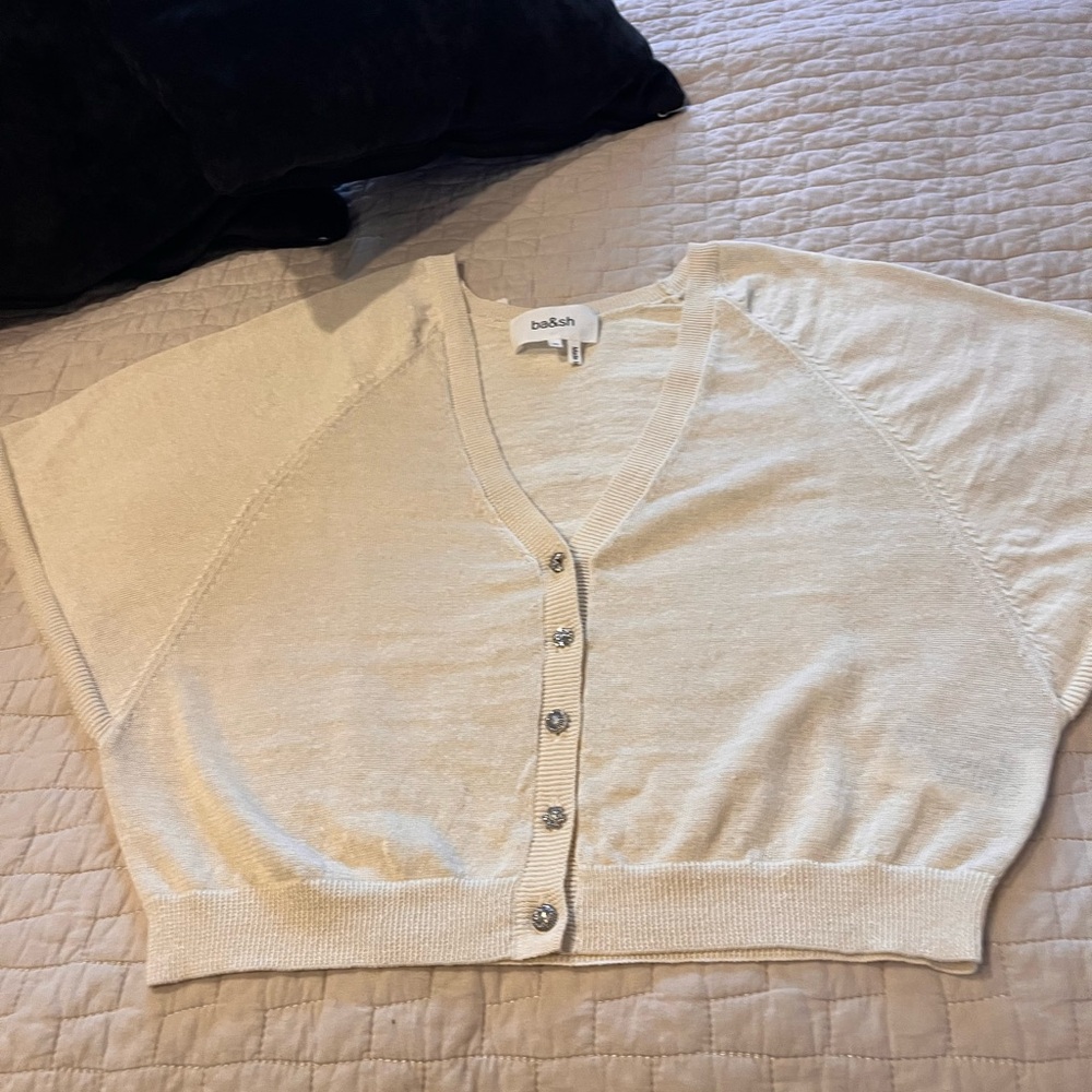 Ba&sh button back sweater